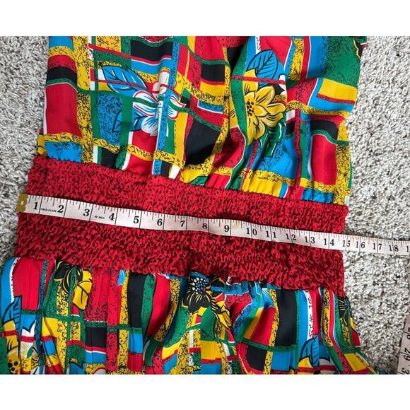 Plaza South Vintage Floral Colorful Dress - Picture 7 of 8